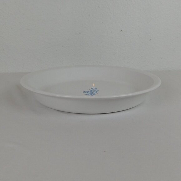 Corning Ware Cornflower Blue Pie Plate Baking Serving Dish Vintage 9" x 1-1/4" - Picture 6 of 10